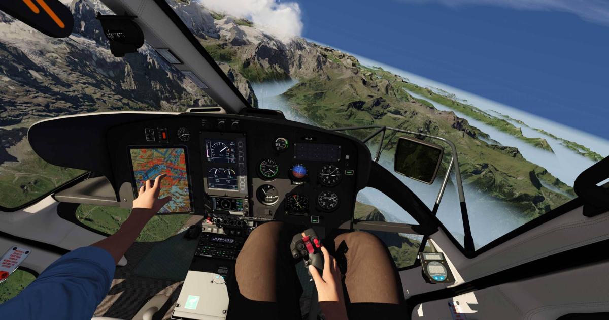 Loft Dynamics Demonstrates 360-degree Virtual Reality Helicopter Flight  Simulator